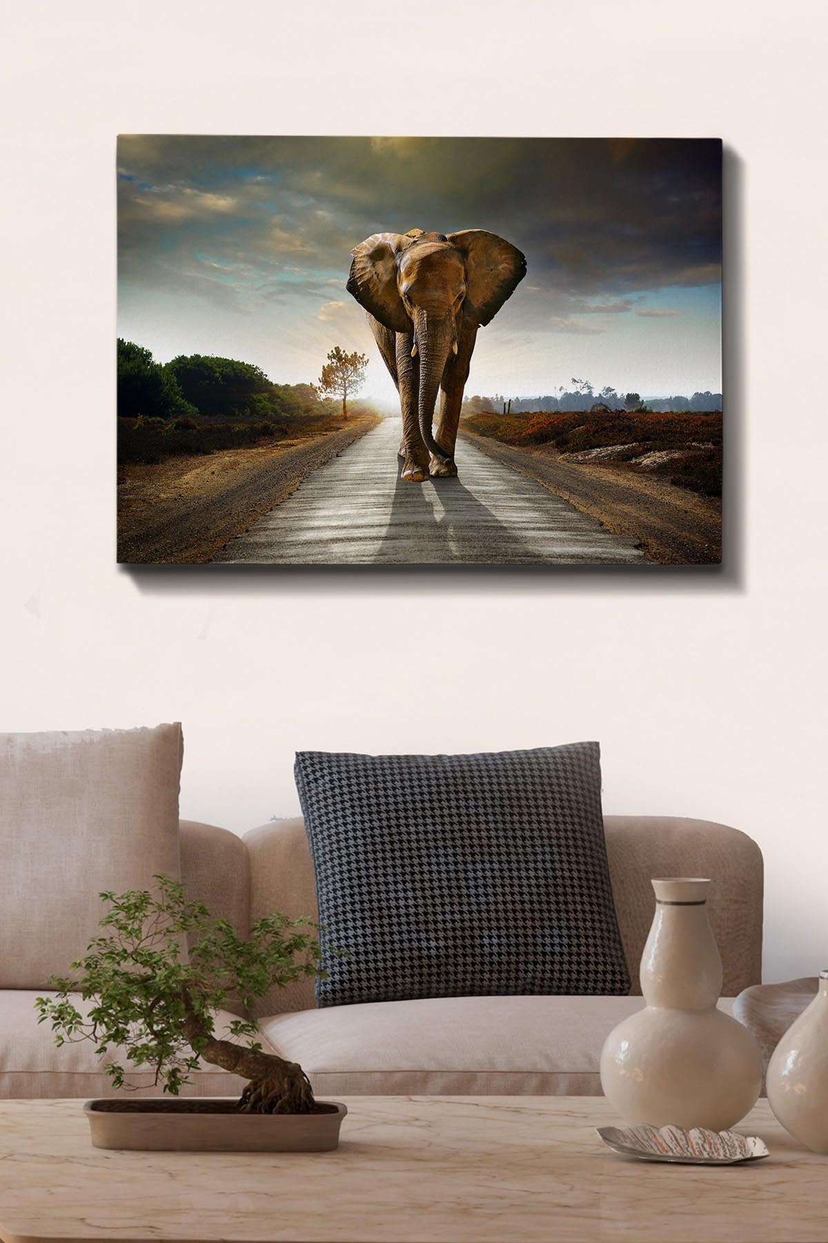 Kanvas Tablo (70 x 100) Bild - Mehrfarbig in Mehrfarbig präsentiert im Onlineshop von KAQTU Design AG. Bild ist von Wallity