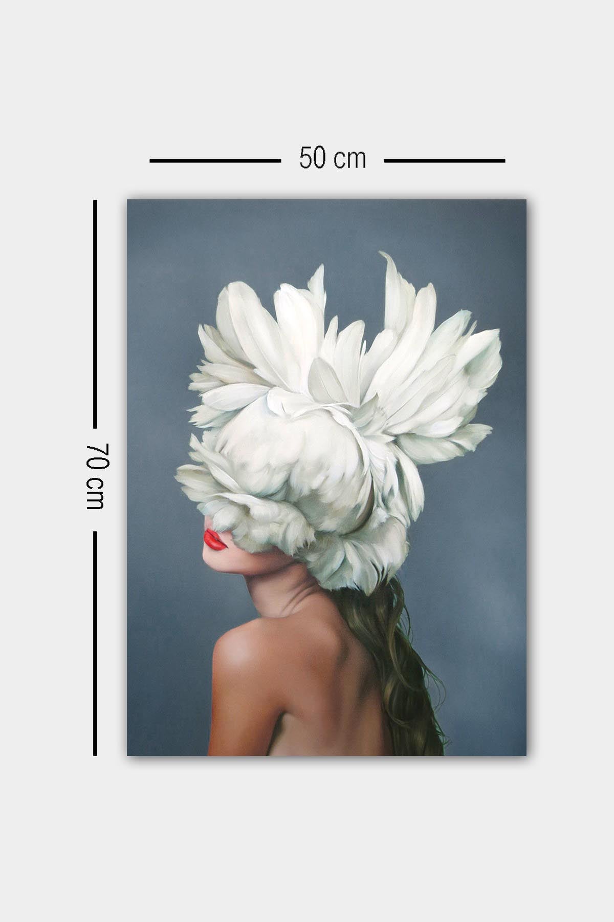 Verleihen Sie Ihrem Raum mit dem mehrfarbigen Leinwandgemälde von Wallity eine geheimnisvolle Note. Kunst, die inspiriert und fasziniert.