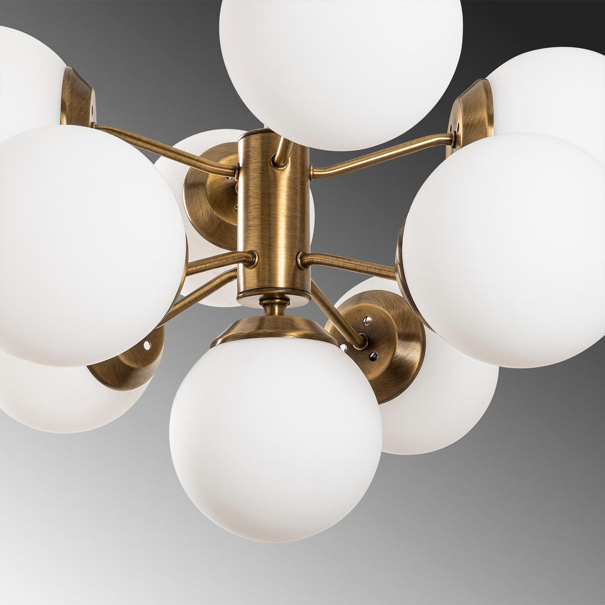 Mudoni Pendellampe - Vintage Weiss in Vintage Weiss präsentiert im Onlineshop von KAQTU Design AG. Pendelleuchte ist von Opviq