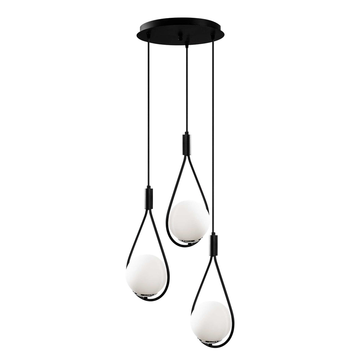 Mudoni Pendellampe - Schwarz in Schwarz präsentiert im Onlineshop von KAQTU Design AG. Pendelleuchte ist von Opviq