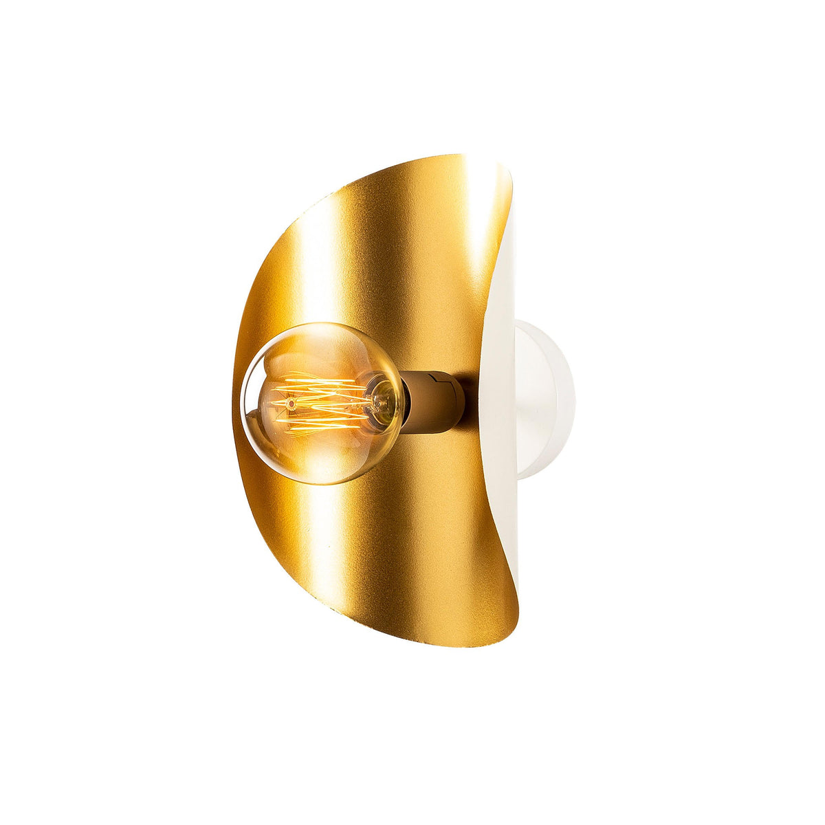 Sivani Wandleuchte - Weisses Gold in Weisses Gold präsentiert im Onlineshop von KAQTU Design AG. Wandleuchte ist von Opviq