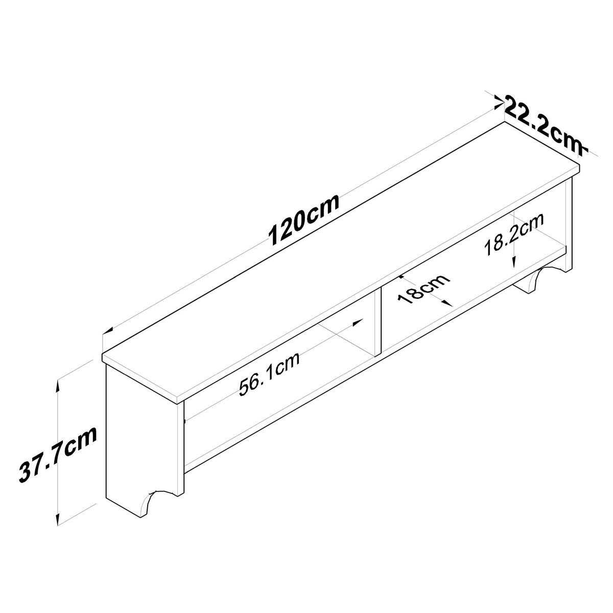 P2 Garderobe - Weisser Walnuss in Weisser Walnuss präsentiert im Onlineshop von KAQTU Design AG. Kleiderhaken ist von Hanah Home