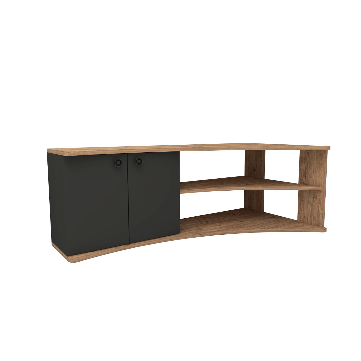 Gestalten Sie Ihr Zuhause neu mit dem Termera Sideboard in Atlantischer Kiefer und Anthrazit – stilvoll, robust und funktional für jeden Wohnraum.