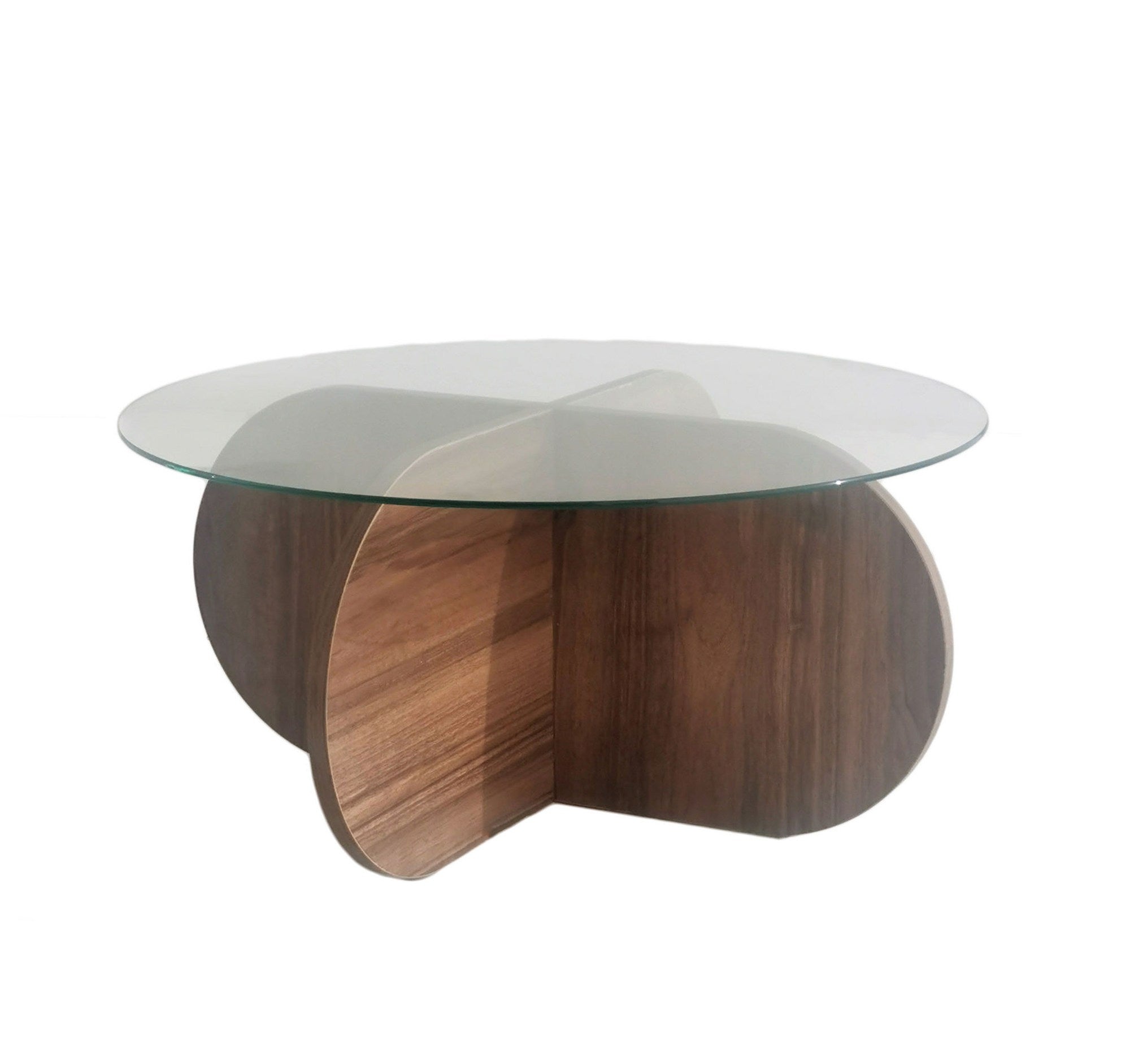 Bubble - Walnut in Walnuss präsentiert im Onlineshop von KAQTU Design AG. Beistelltisch ist von Hanah Home
