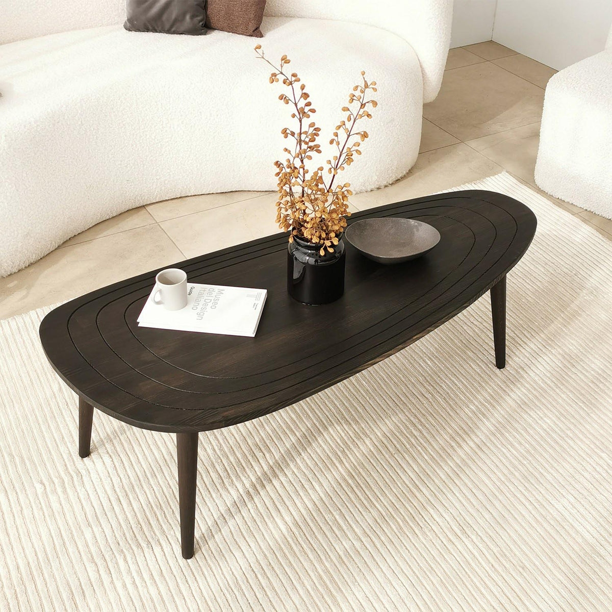 Sweet Sofatisch - Anthrazit in Anthrazit präsentiert im Onlineshop von KAQTU Design AG. Couchtisch ist von Hanah Home