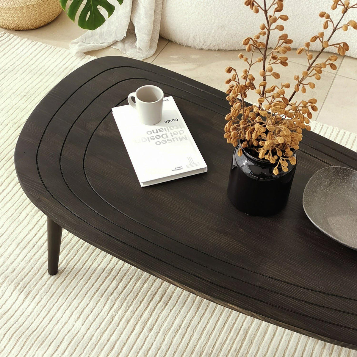 Sweet Sofatisch - Anthrazit in Anthrazit präsentiert im Onlineshop von KAQTU Design AG. Couchtisch ist von Hanah Home