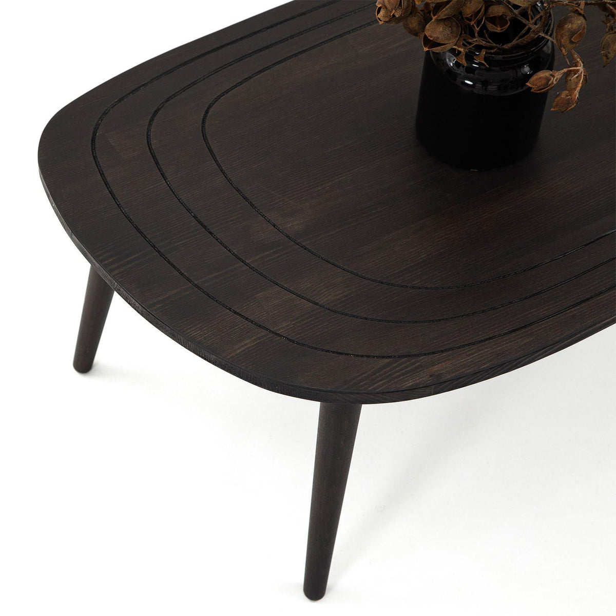 Sweet Sofatisch - Anthrazit in Anthrazit präsentiert im Onlineshop von KAQTU Design AG. Couchtisch ist von Hanah Home