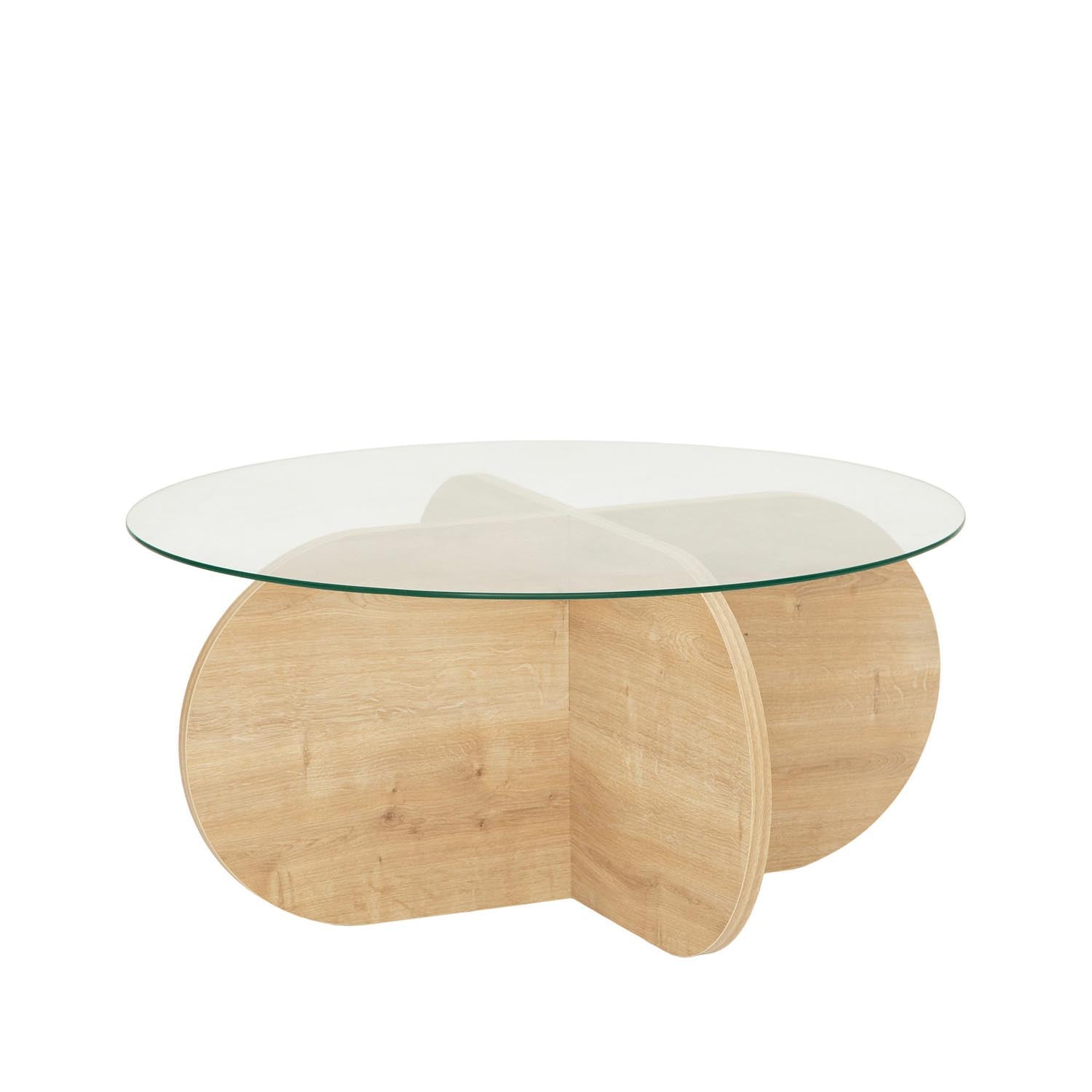 Bubble - Sapphire Oak in Saphir- Eiche präsentiert im Onlineshop von KAQTU Design AG. Beistelltisch ist von Hanah Home