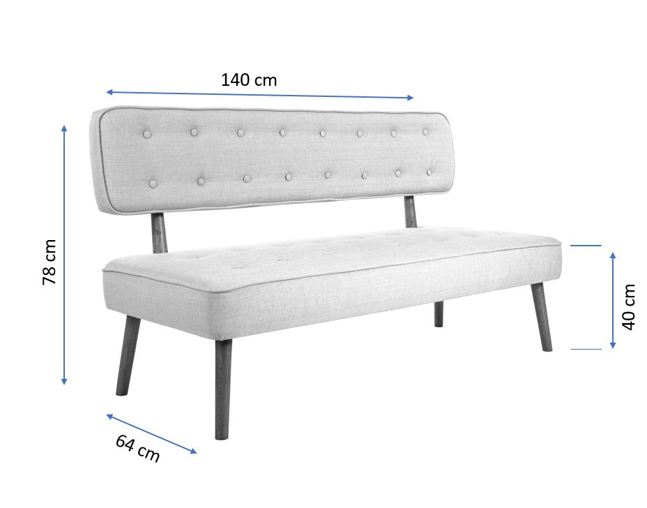 Westwood Loveseat 2er Sofa - Nachtblau in Nachtblau präsentiert im Onlineshop von KAQTU Design AG. 2er Sofa ist von Atelier Del Sofa