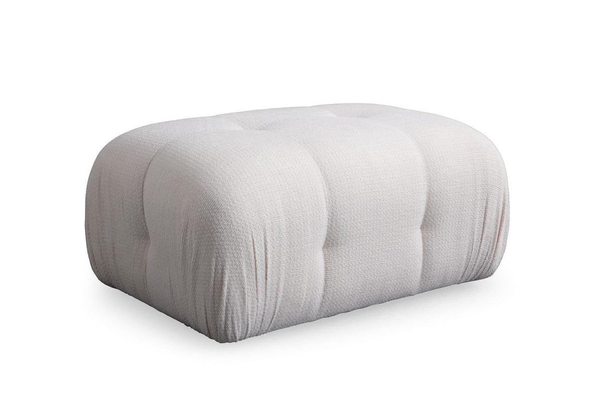 Petite 3 Ecksofa - Weiss in Weiss präsentiert im Onlineshop von KAQTU Design AG. L-Sofa rechts ist von Atelier Del Sofa
