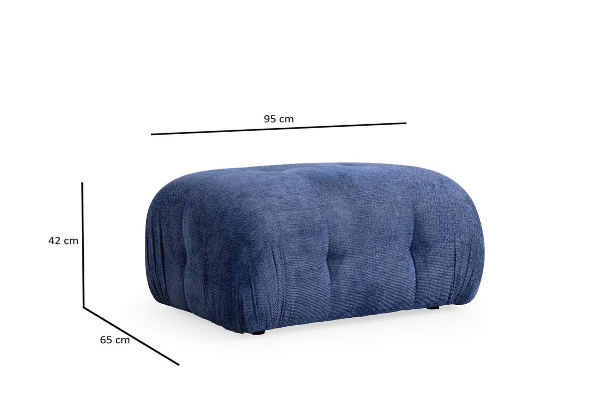 Petite 3 Ecksofa - Nachtblau in Nachtblau präsentiert im Onlineshop von KAQTU Design AG. L-Sofa rechts ist von Atelier Del Sofa