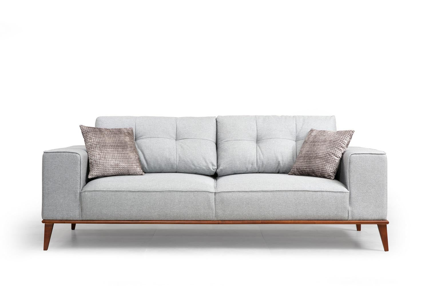Erleben Sie das Montana 3-Sitzer Bettsofa in Grau von Atelier Del Sofa – eine harmonische Verbindung aus modernem Design, Komfort und praktischer Vielseitigkeit.