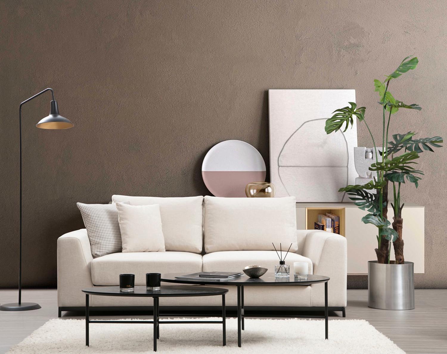 Entdecken Sie das elegante 2-Sitzer Sofa in Beige von Atelier Del Sofa – der perfekte Mix aus Komfort und Stil für Ihr Zuhause.