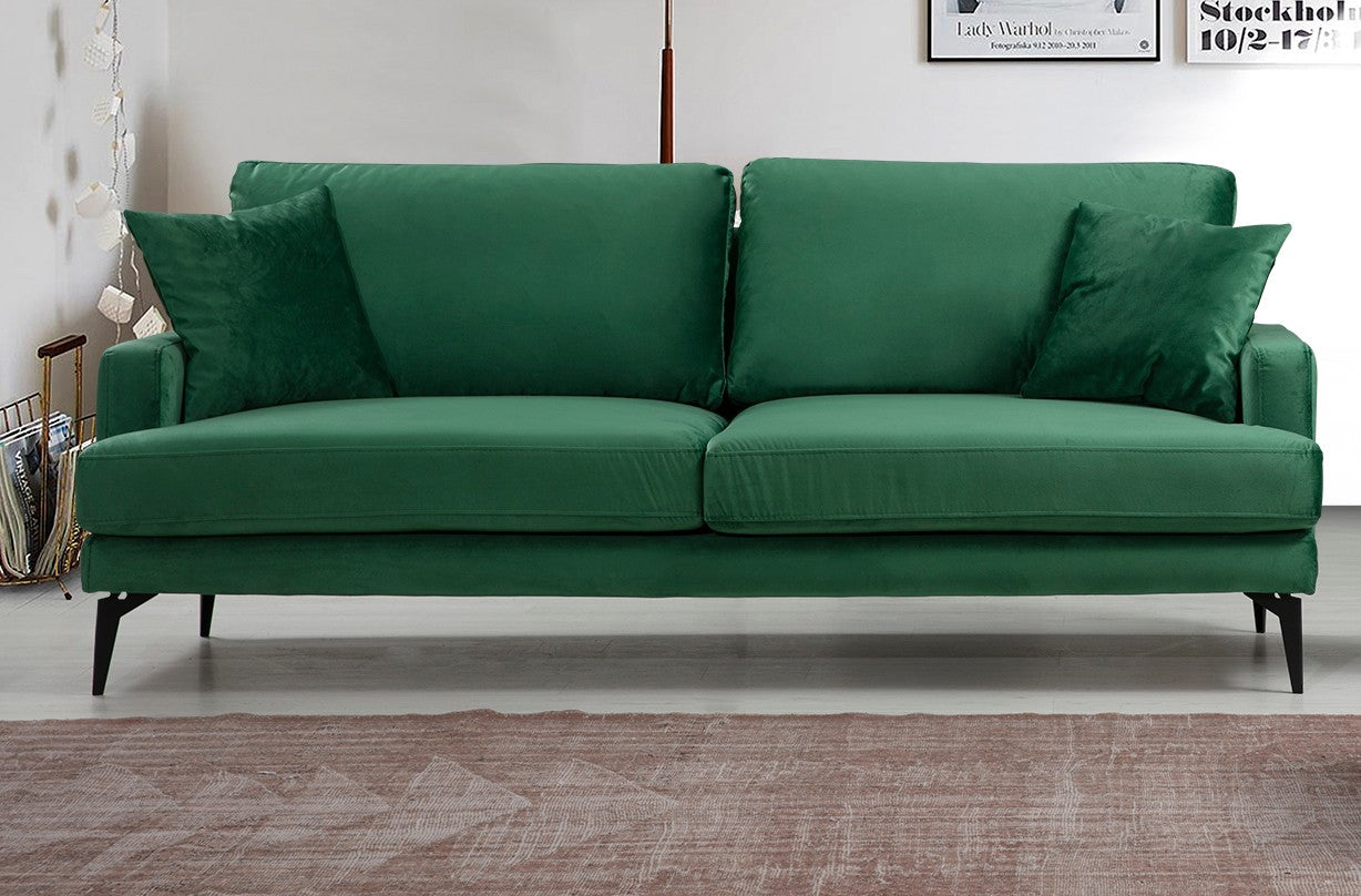 Entdecken Sie das stilvolle Papira 3-Sitzer-Sofa in elegantem Grün von Atelier Del Sofa – der perfekte Komfort für Ihr Zuhause!