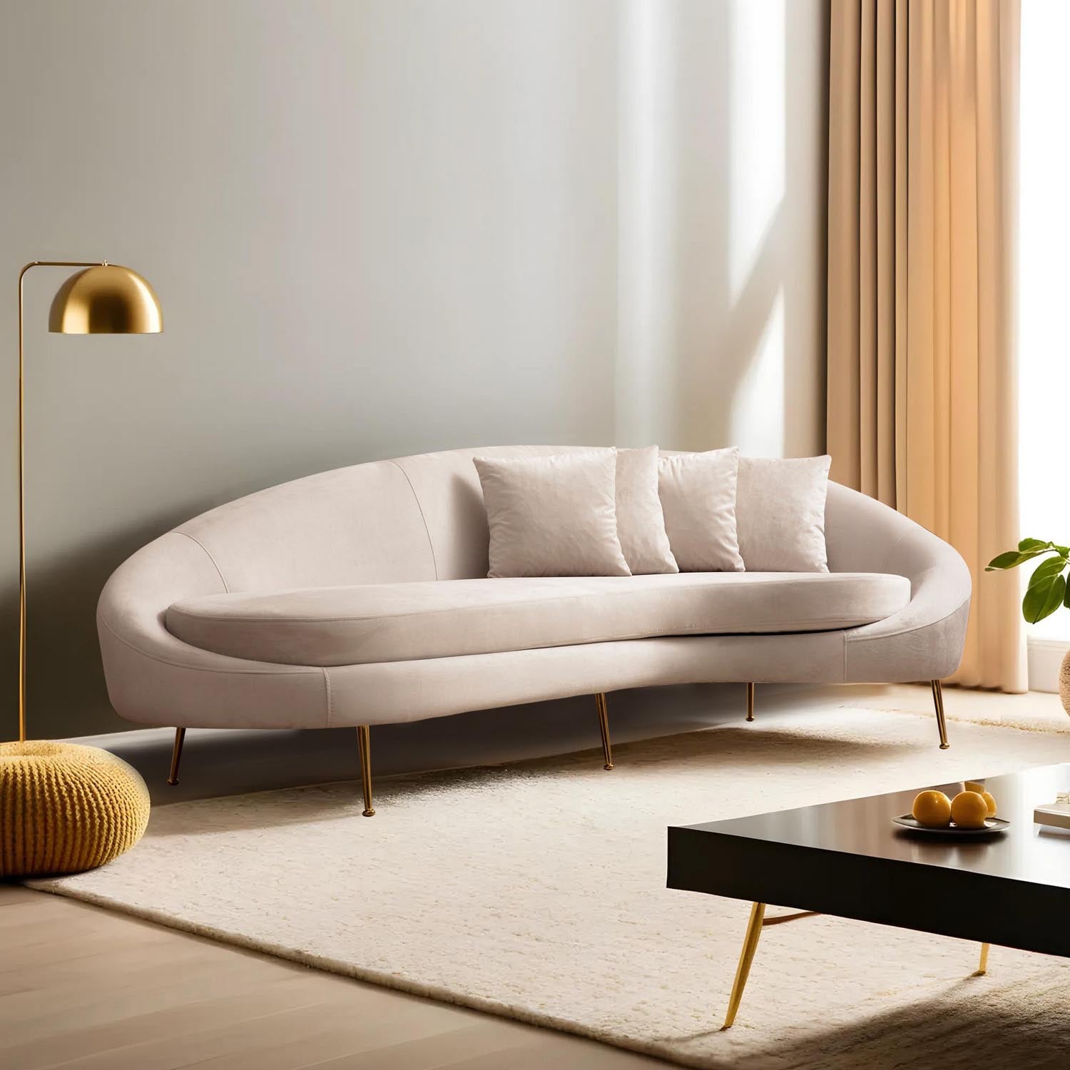 Erleben Sie das Eses Right 3er Sofa in Beige von Atelier Del Sofa – stilvolles Design, luxuriöse Materialien und unvergleichlicher Komfort für Ihr Wohnzimmer.