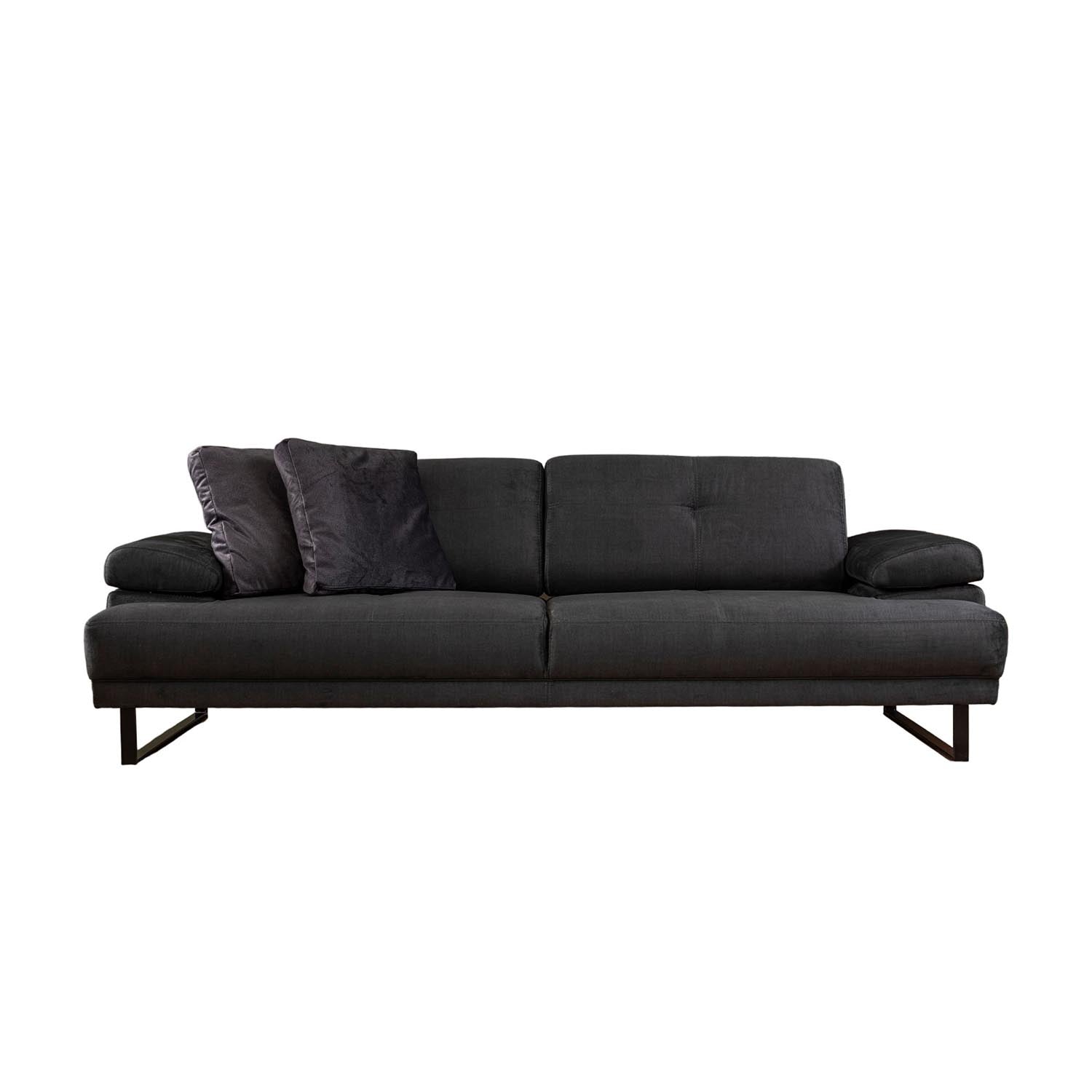 Mustang - Anthracite in Anthrazit präsentiert im Onlineshop von KAQTU Design AG. Bettsofa ist von Atelier Del Sofa