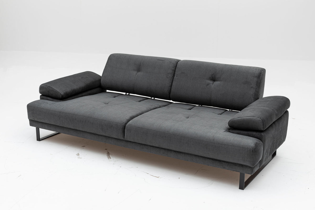 Mustang Bettsofa in Anthrazit präsentiert im Onlineshop von KAQTU Design AG. Sessel ist von Atelier Del Sofa