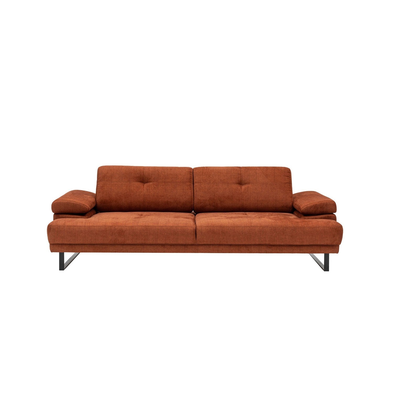Entdecken Sie das Mustang Bettsofa in Orange von Atelier Del Sofa – ein stilvolles Möbelstück, das Komfort und Funktionalität vereint und jeden Raum aufwertet!