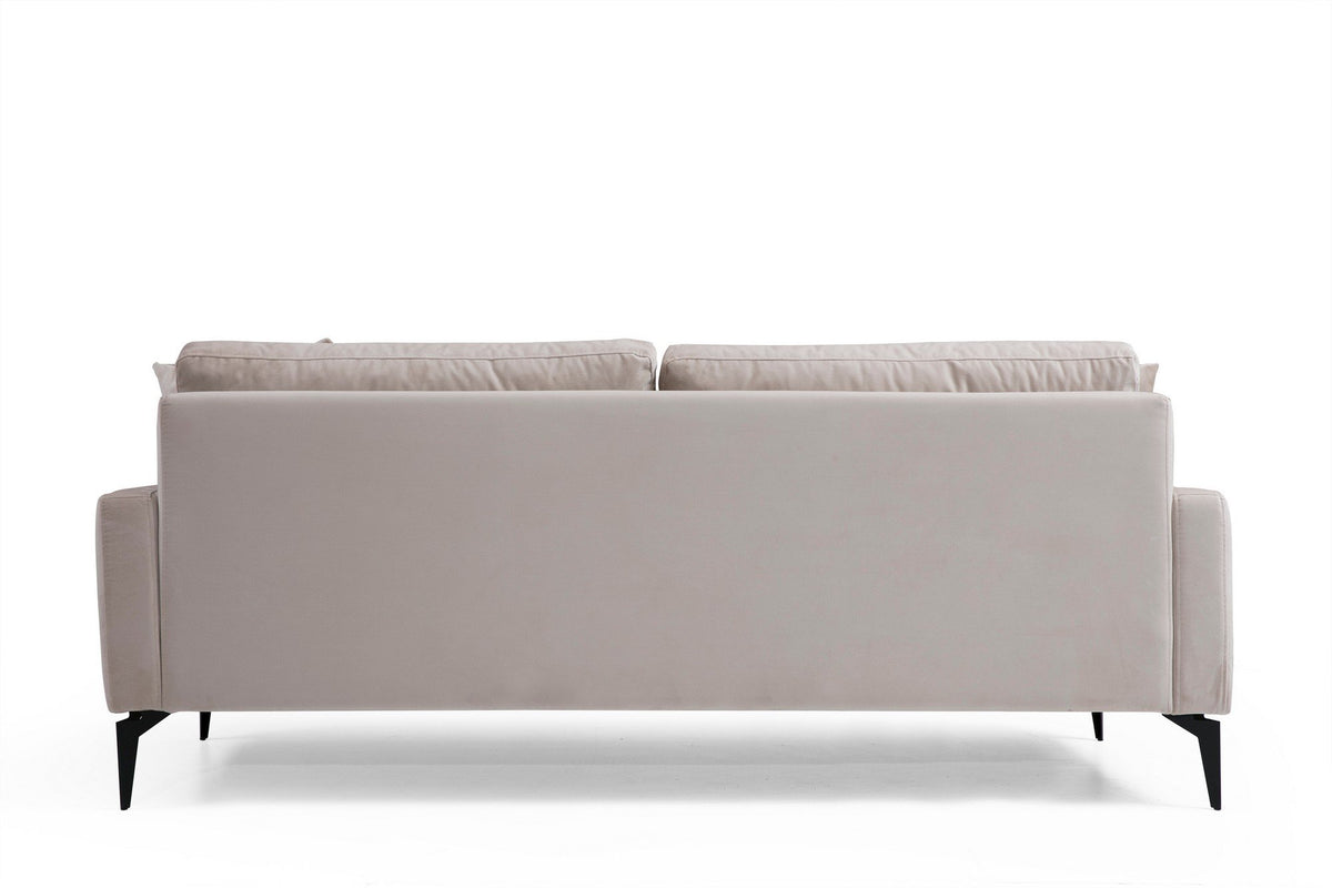 Papira 2 Sitzer Sofa - Beige in Beige präsentiert im Onlineshop von KAQTU Design AG. 2er Sofa ist von Atelier Del Sofa