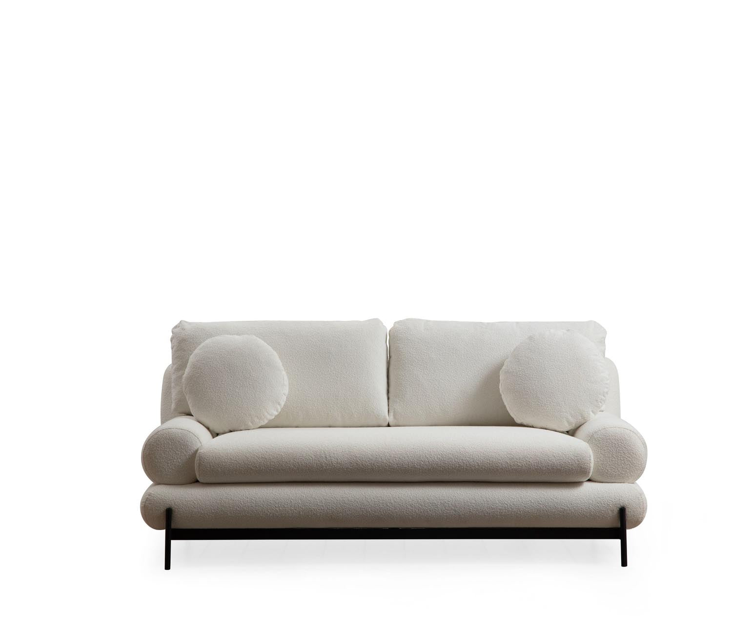 Livorno - White in Weiss präsentiert im Onlineshop von KAQTU Design AG. 2er Sofa ist von Atelier Del Sofa
