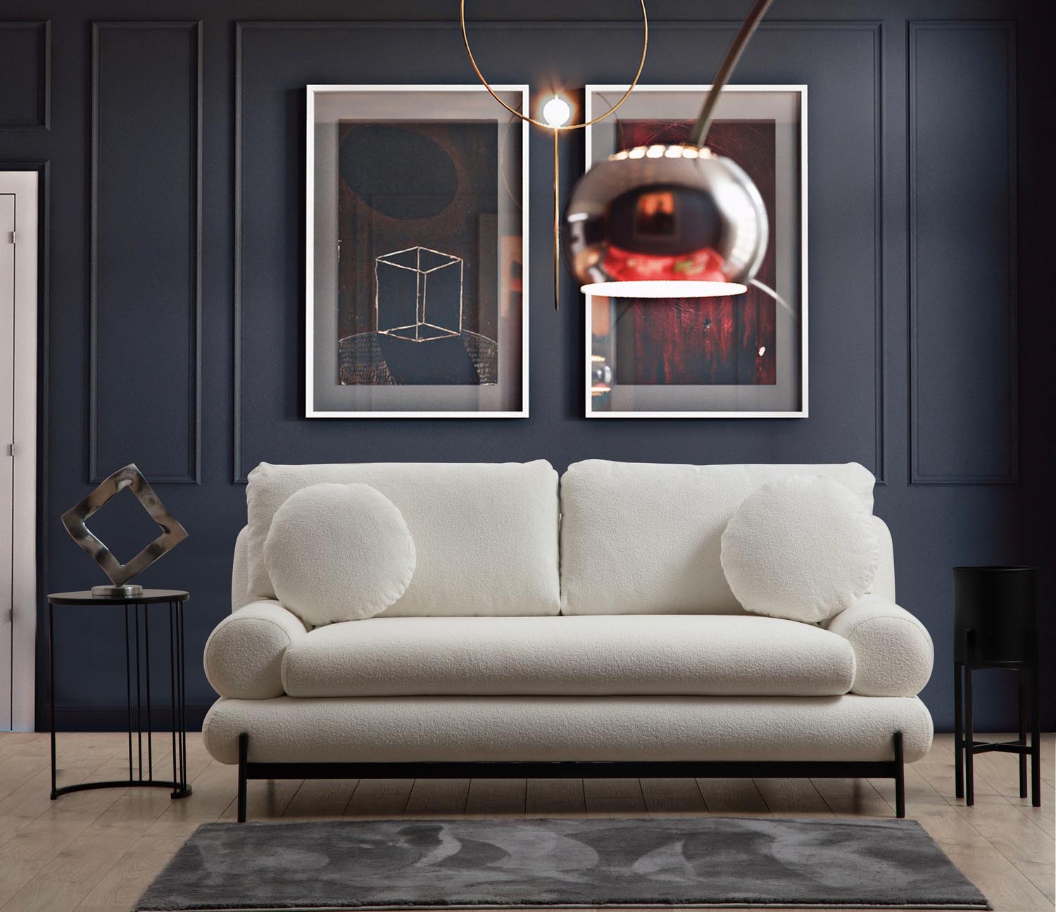 Entdecken Sie den Livorno - White Ohrensessel von Atelier Del Sofa: Ein stilvolles Möbelstück, das Komfort und Eleganz in Ihr Zuhause bringt.