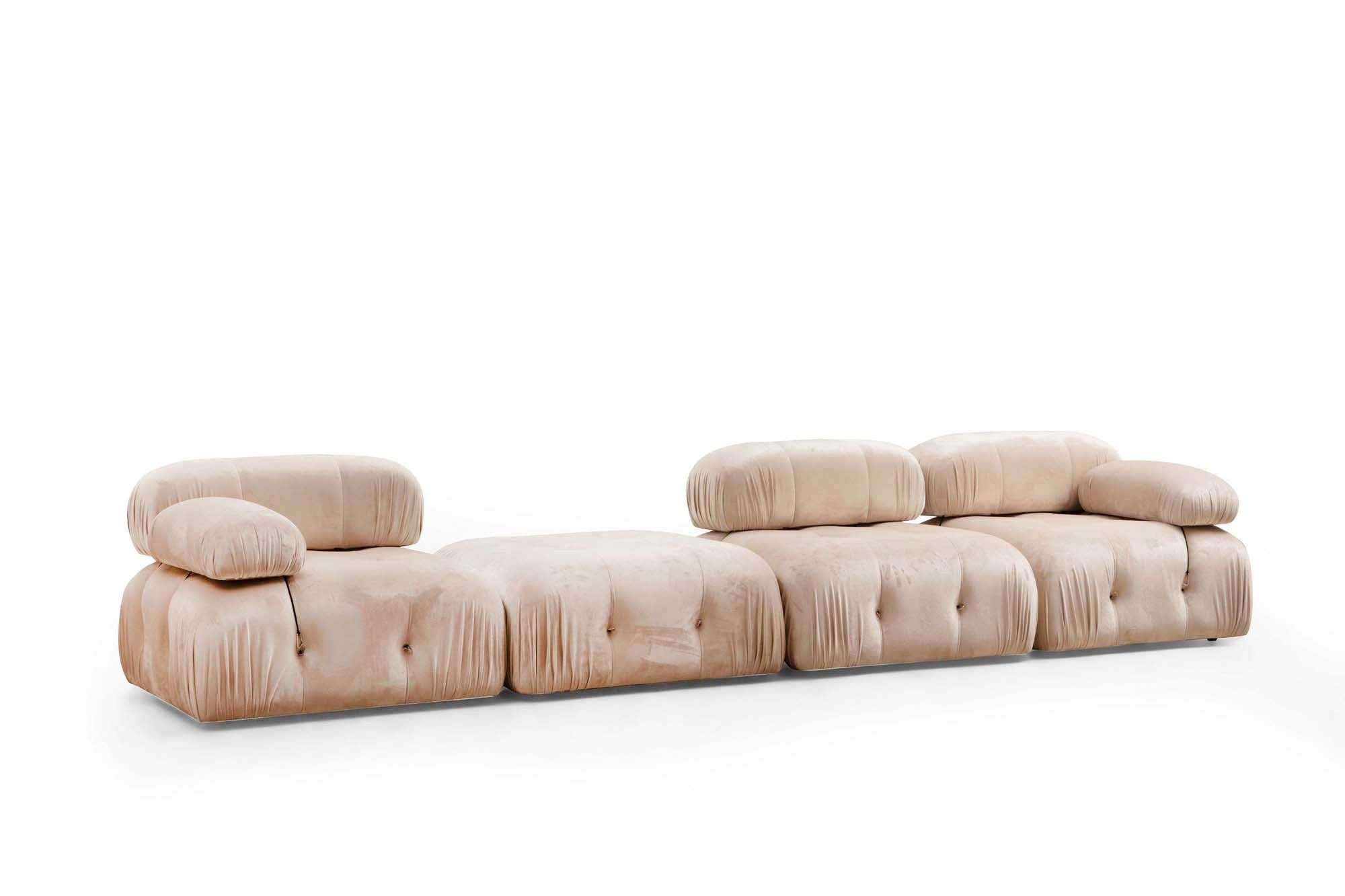Entdecken Sie das Bubble L1 Sofa in Sahne von Atelier Del Sofa – ein elegantes, modulares 1-Sitz-Sofa, das Komfort und skandinavisches Design vereint.