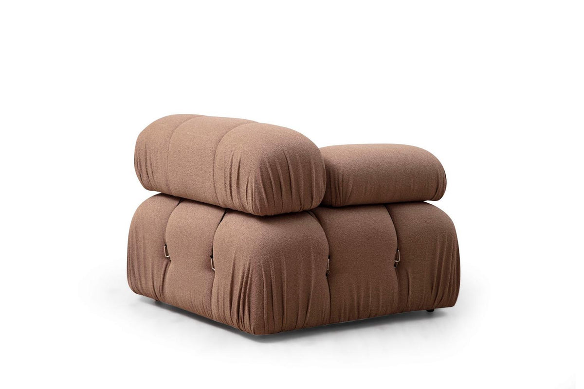 Bubble L1 Modulares Sofa - Braun in Braun präsentiert im Onlineshop von KAQTU Design AG. Modulares Sofa ist von Atelier Del Sofa
