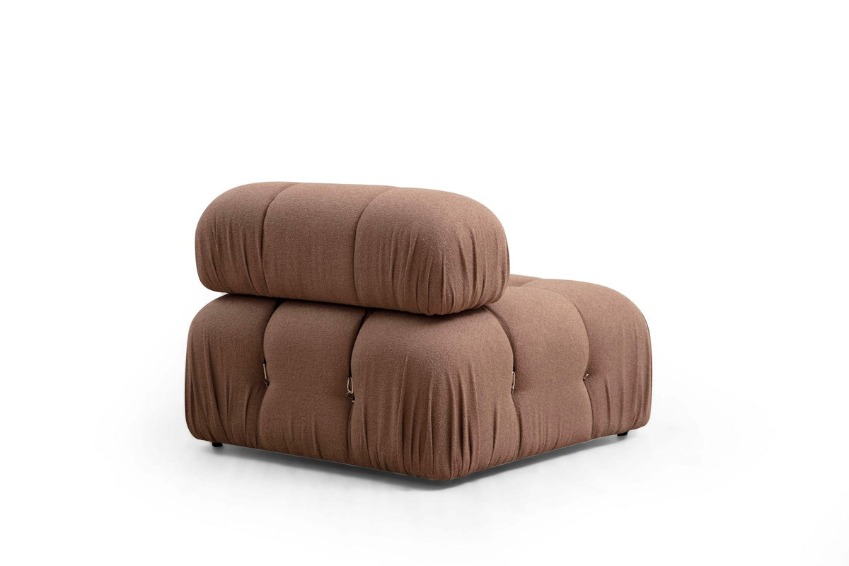 Bubble O1 Modulares Sofa - Braun in Braun präsentiert im Onlineshop von KAQTU Design AG. Modulares Sofa ist von Atelier Del Sofa