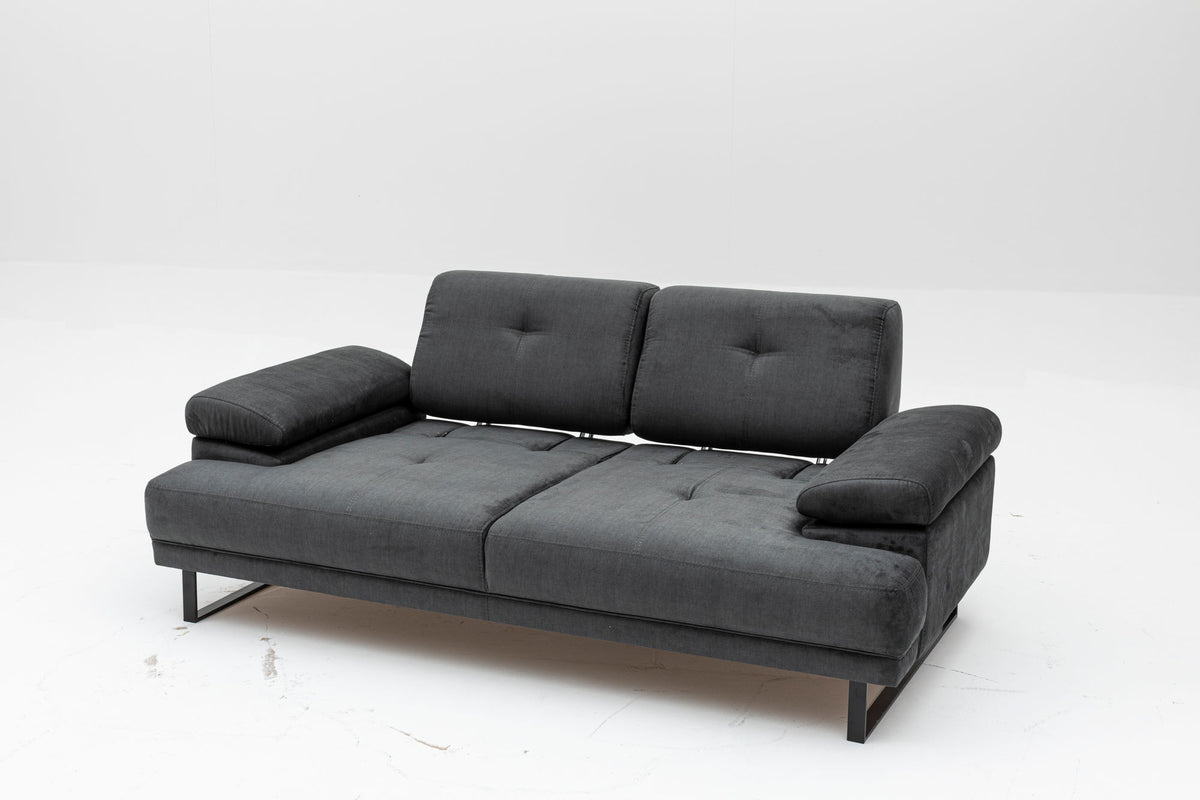 Mustang Bettsofa in Anthrazit präsentiert im Onlineshop von KAQTU Design AG. Sessel ist von Atelier Del Sofa