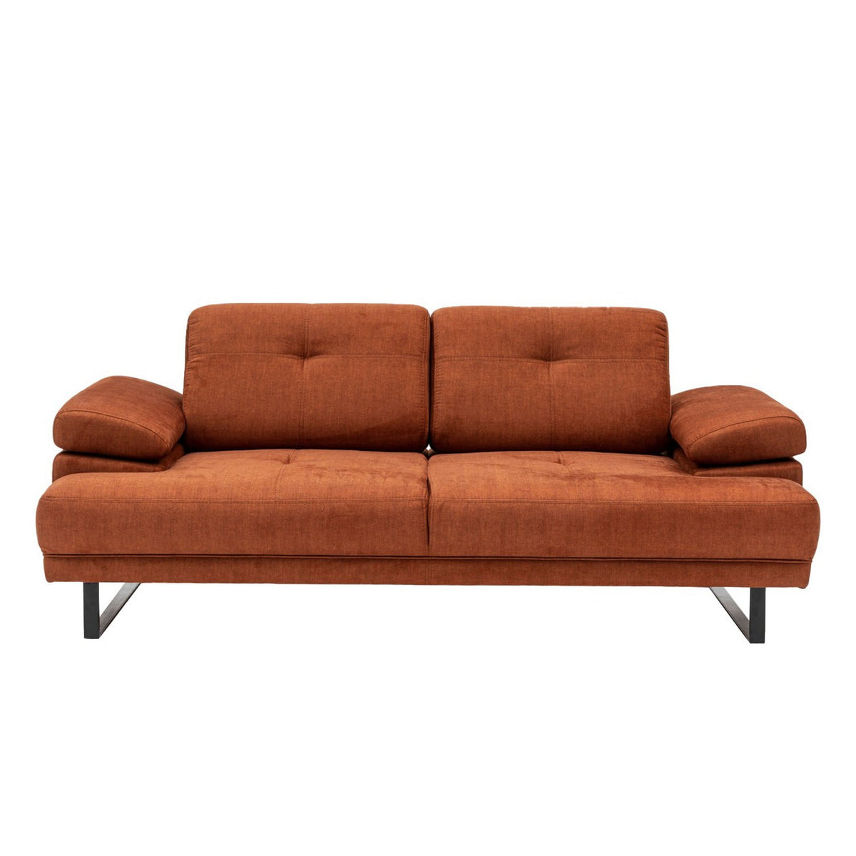 Mustang Bettsofa - Orange in Orange präsentiert im Onlineshop von KAQTU Design AG. Bettsofa ist von Atelier Del Sofa