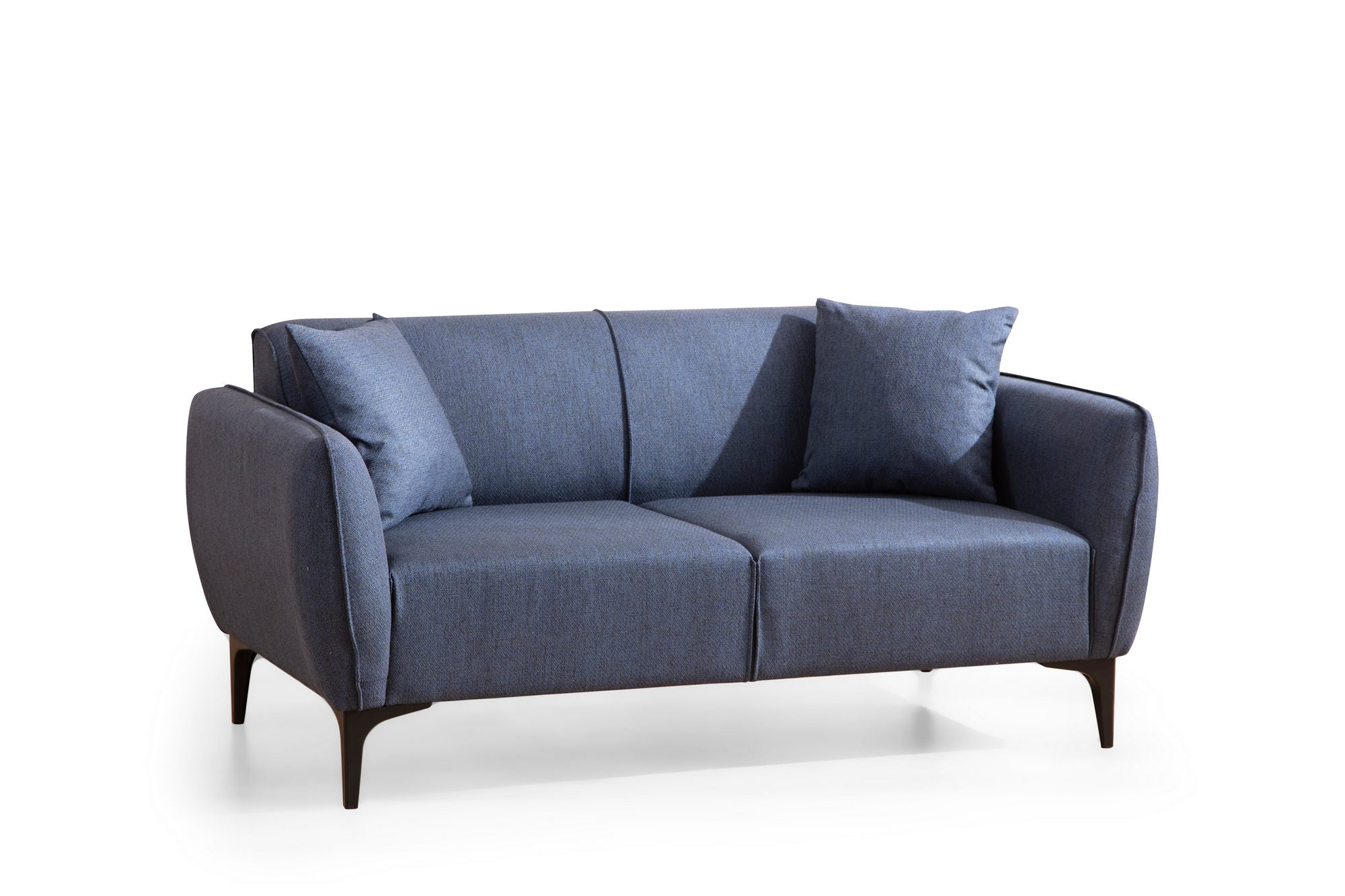 Belissimo - Blue in Blau präsentiert im Onlineshop von KAQTU Design AG. 2er Sofa ist von Atelier Del Sofa