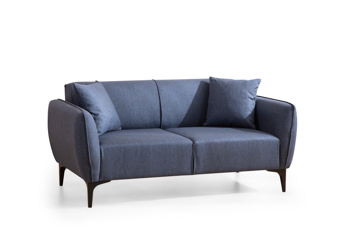 Belissimo - Blue in Blau präsentiert im Onlineshop von KAQTU Design AG. Sessel ist von Atelier Del Sofa