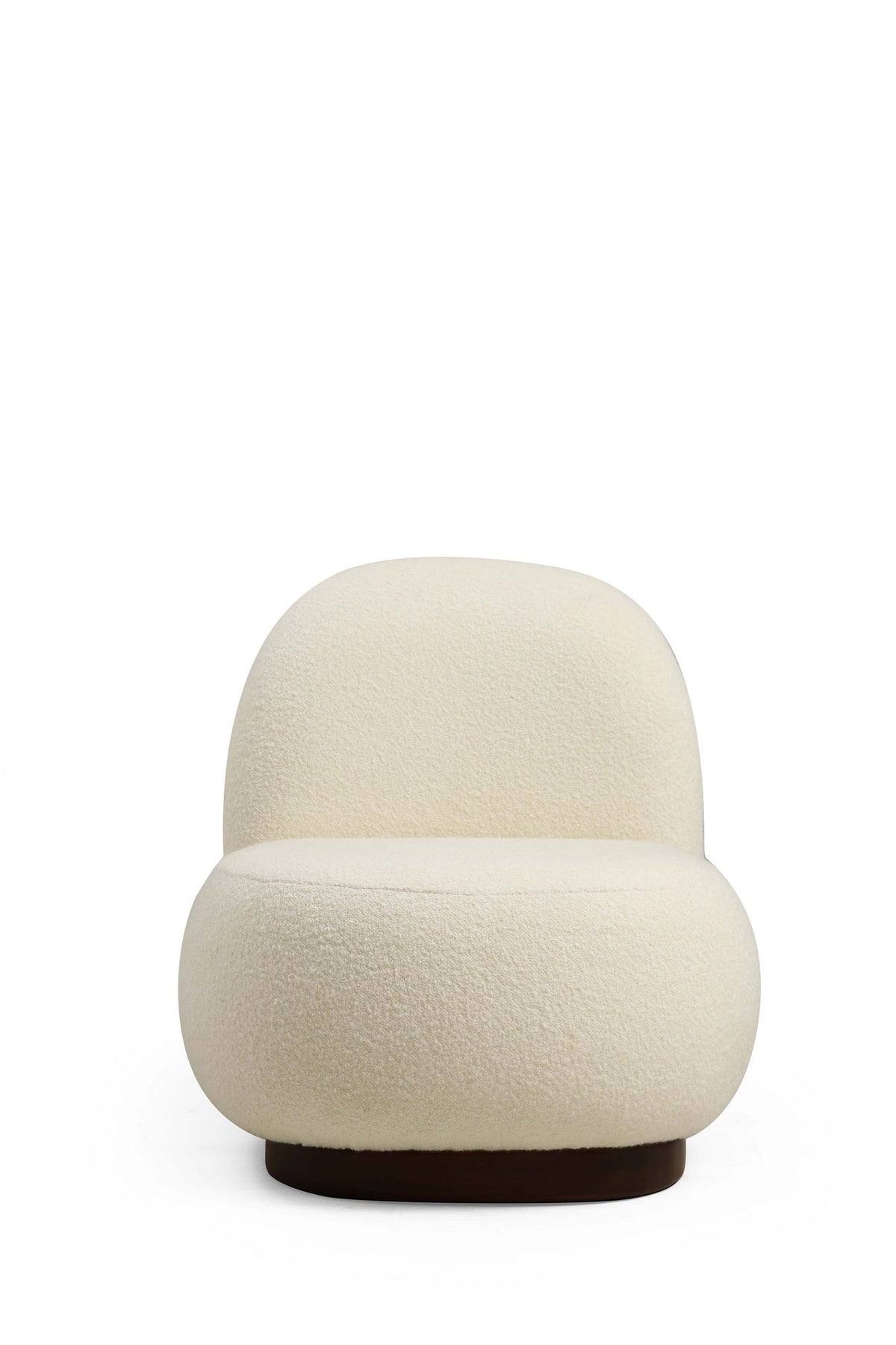 Tina Sessel - Bouclet Weiss in Bouclet Weiss präsentiert im Onlineshop von KAQTU Design AG. Sessel ist von Atelier Del Sofa
