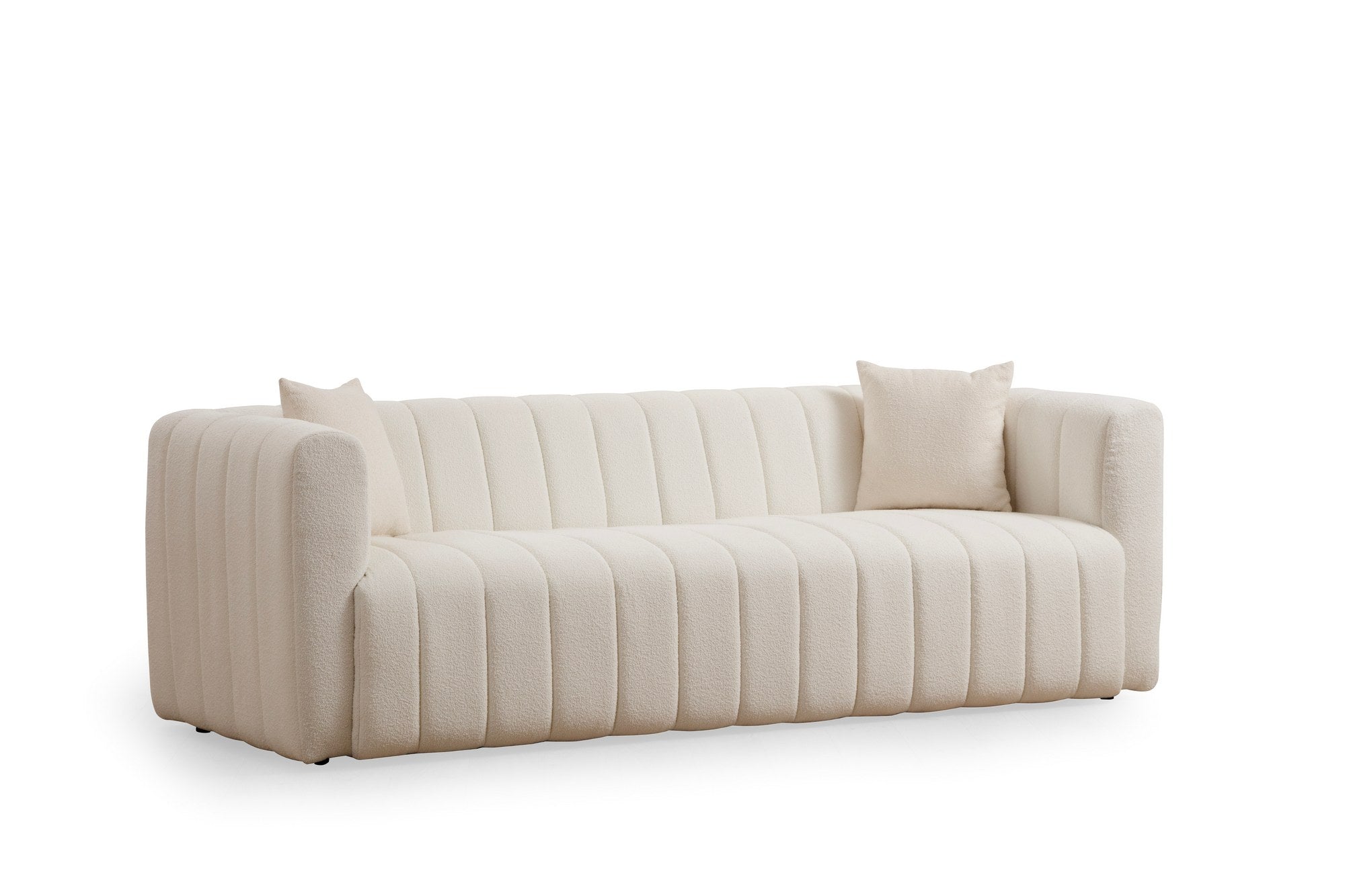 Royal 3 in Sahne präsentiert im Onlineshop von KAQTU Design AG. 3er Sofa ist von Atelier Del Sofa