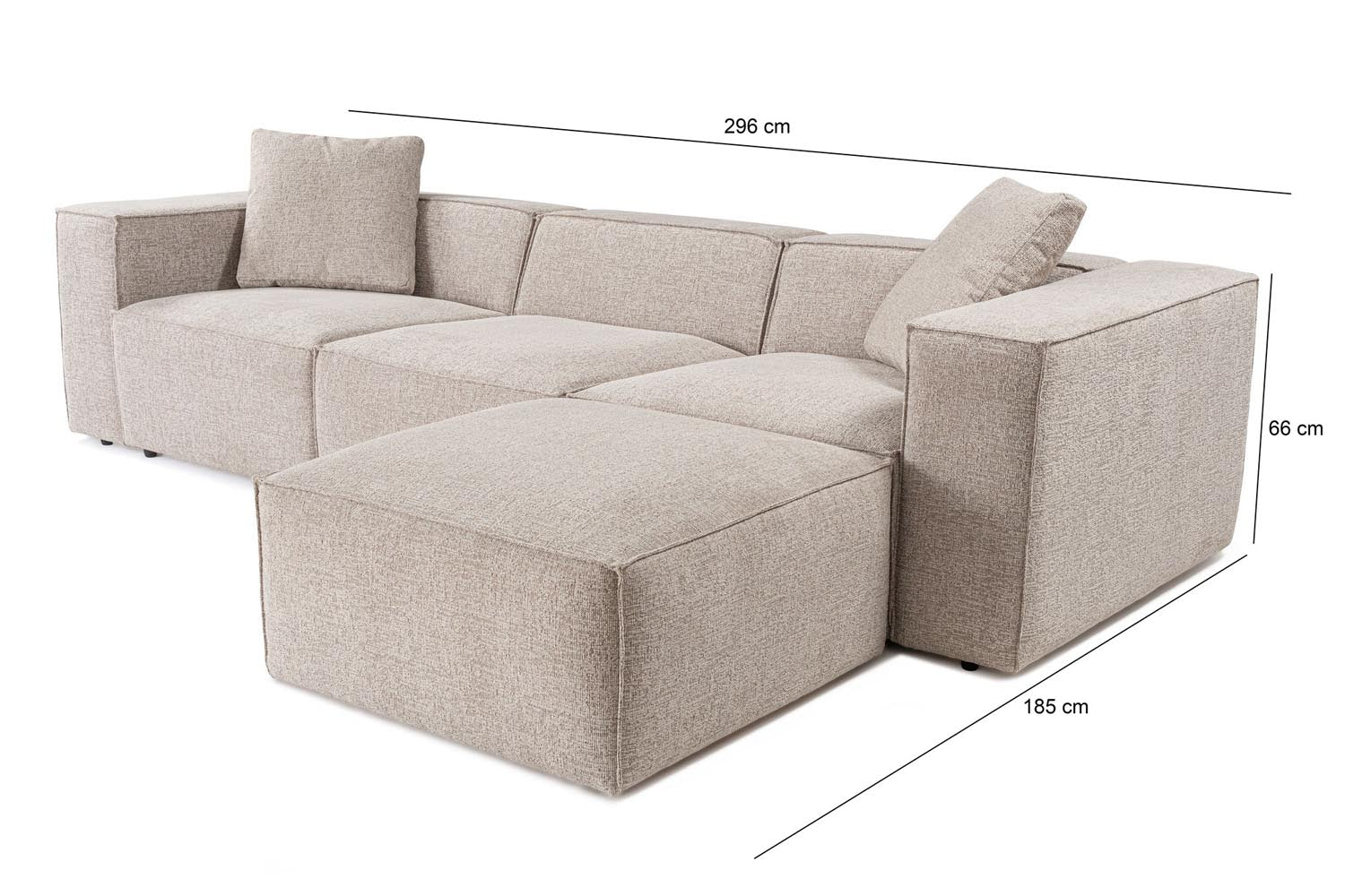 Genießen Sie das stilvolle Ecksofa Lora in Mokka von Atelier Del Sofa – der perfekte Rückzugsort für Komfort und Eleganz in Ihrem Wohnraum.