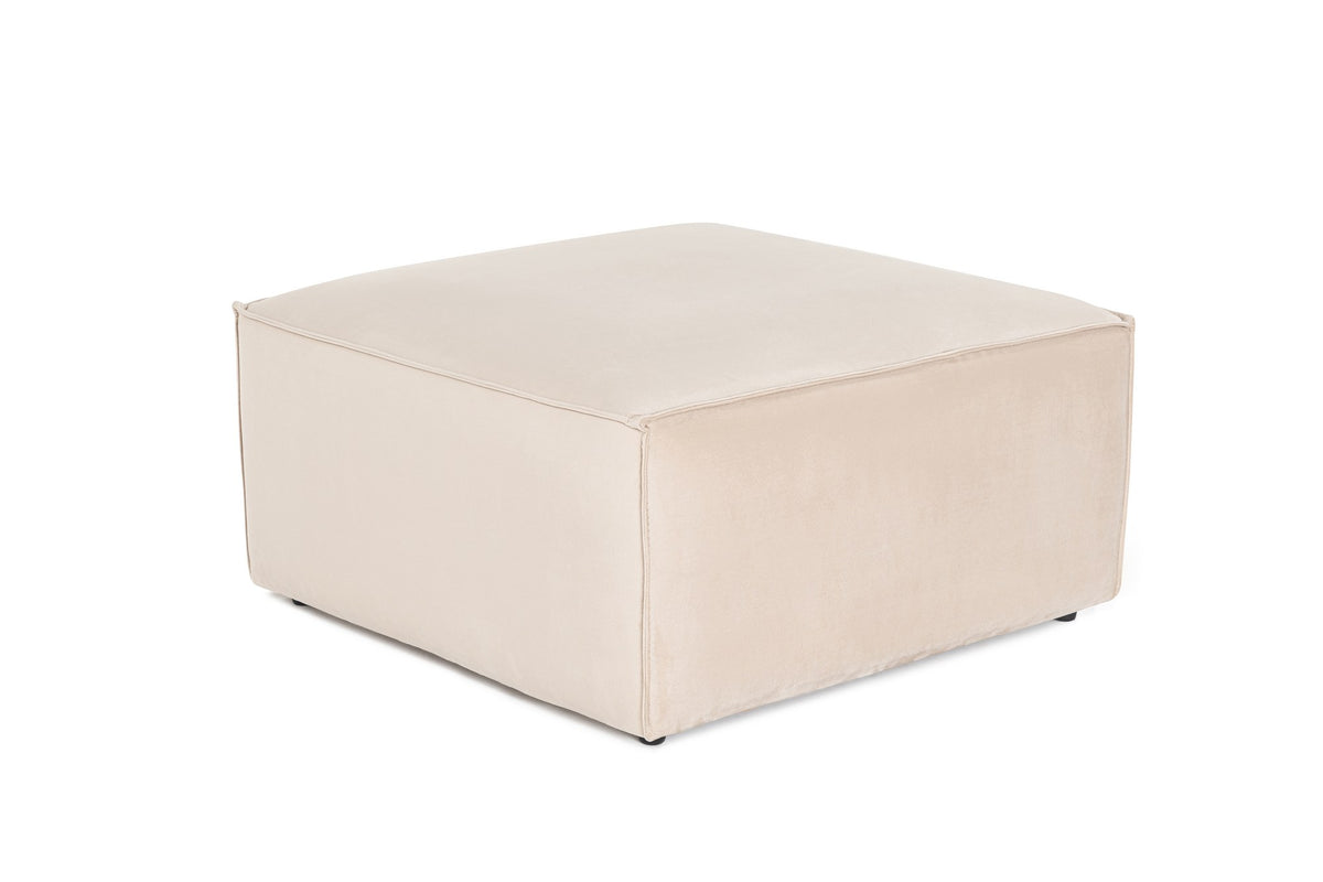 Lora Pouffe Pouf - Sahne in Sahne präsentiert im Onlineshop von KAQTU Design AG. Pouf ist von Atelier Del Sofa