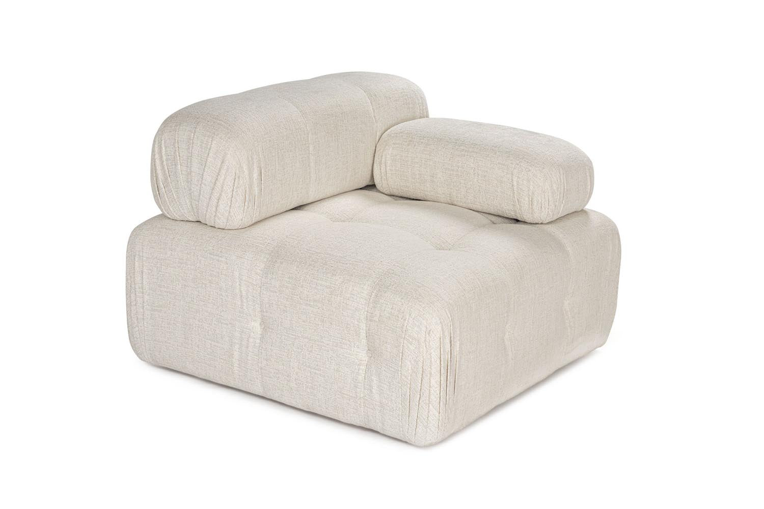 Erleben Sie das Doblo 1R Modulares Sofa in Sahne von Atelier Del Sofa – ein stilvolles, komfortables Highlight für Ihr Zuhause.