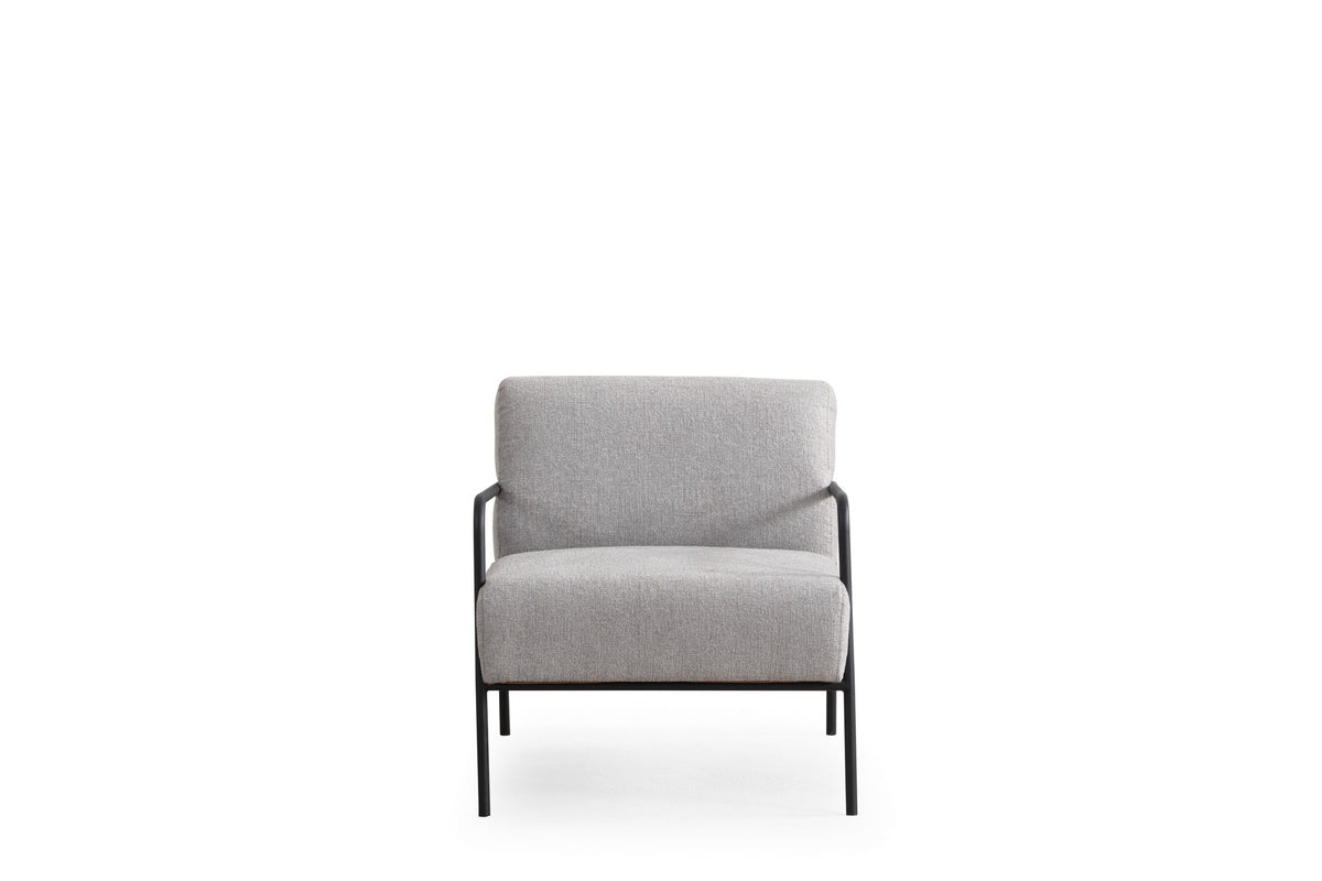 Eti Bergere Sessel - Grau in Grau präsentiert im Onlineshop von KAQTU Design AG. Sessel ist von Atelier Del Sofa