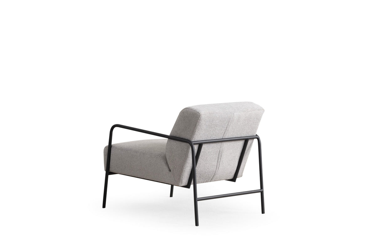 Eti Bergere Sessel - Grau in Grau präsentiert im Onlineshop von KAQTU Design AG. Sessel ist von Atelier Del Sofa