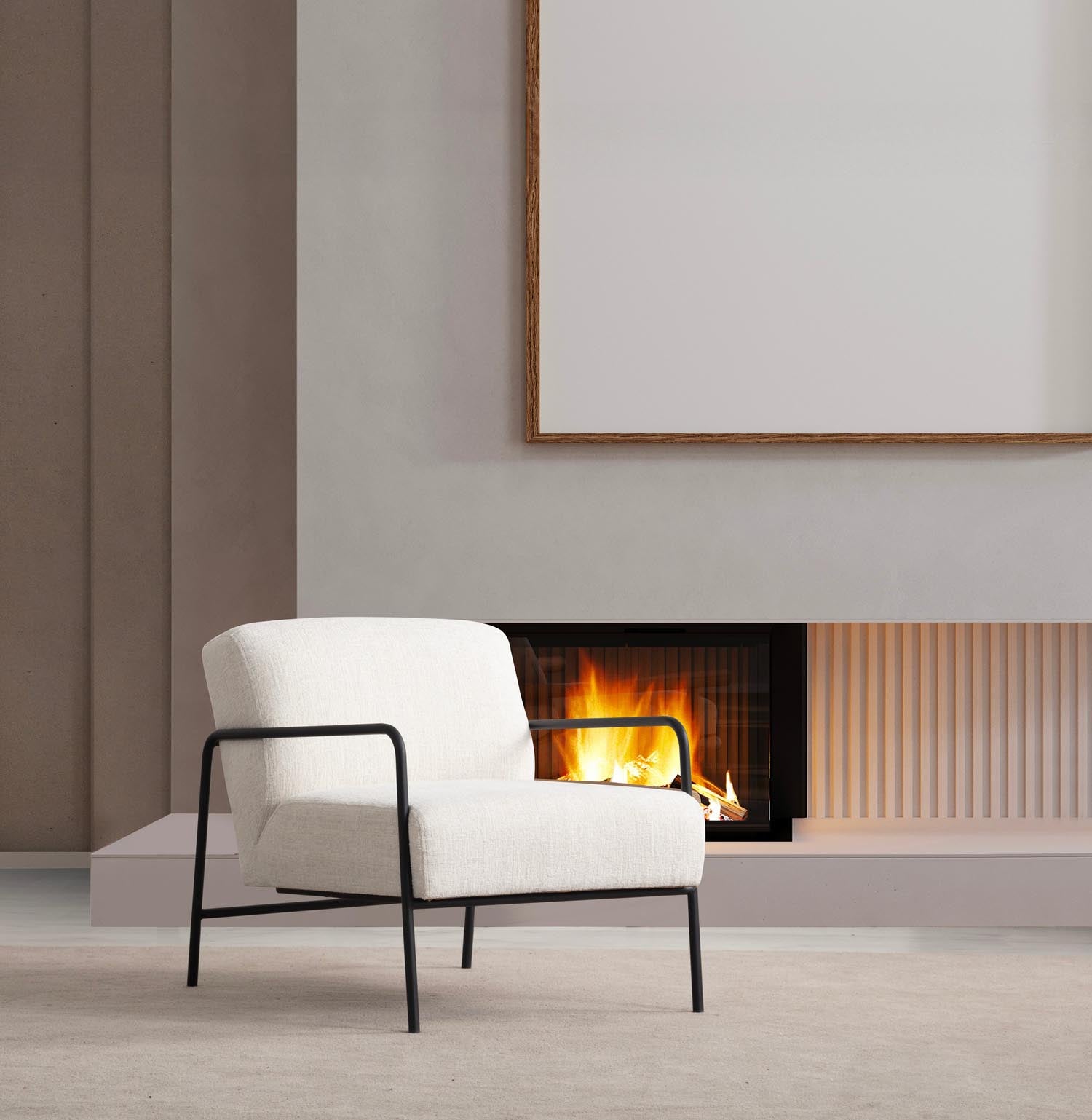 Entdecken Sie den eleganten Eti Bergere Sessel in Weiß von Atelier Del Sofa – der Inbegriff von Komfort und Stil für Ihr Zuhause.