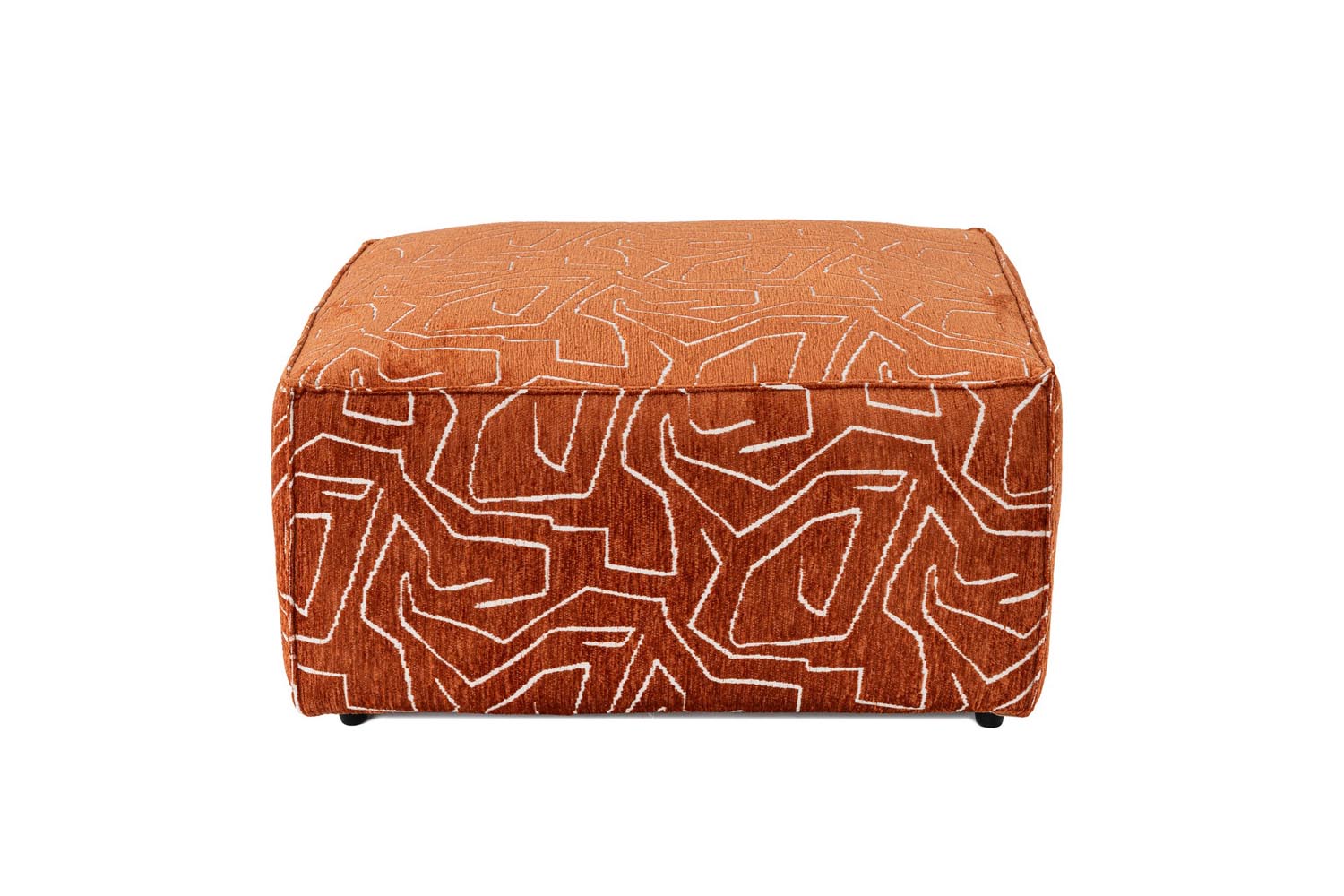 Lora Pouffe - Orange in Orange präsentiert im Onlineshop von KAQTU Design AG. Pouf ist von Atelier Del Sofa