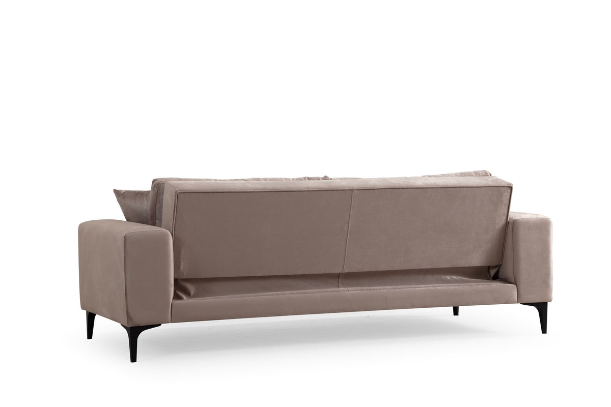 Astana 3 Sitzer Sofa - Beige in Beige präsentiert im Onlineshop von KAQTU Design AG. 3er Sofa ist von Atelier Del Sofa