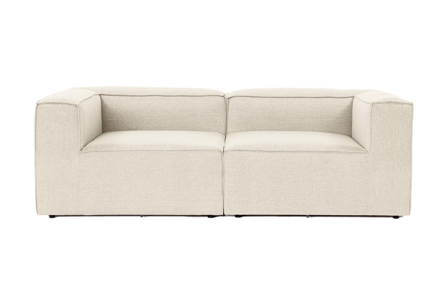 Fora 2 - Ecru in Ecru präsentiert im Onlineshop von KAQTU Design AG. 2er Sofa ist von Atelier Del Sofa
