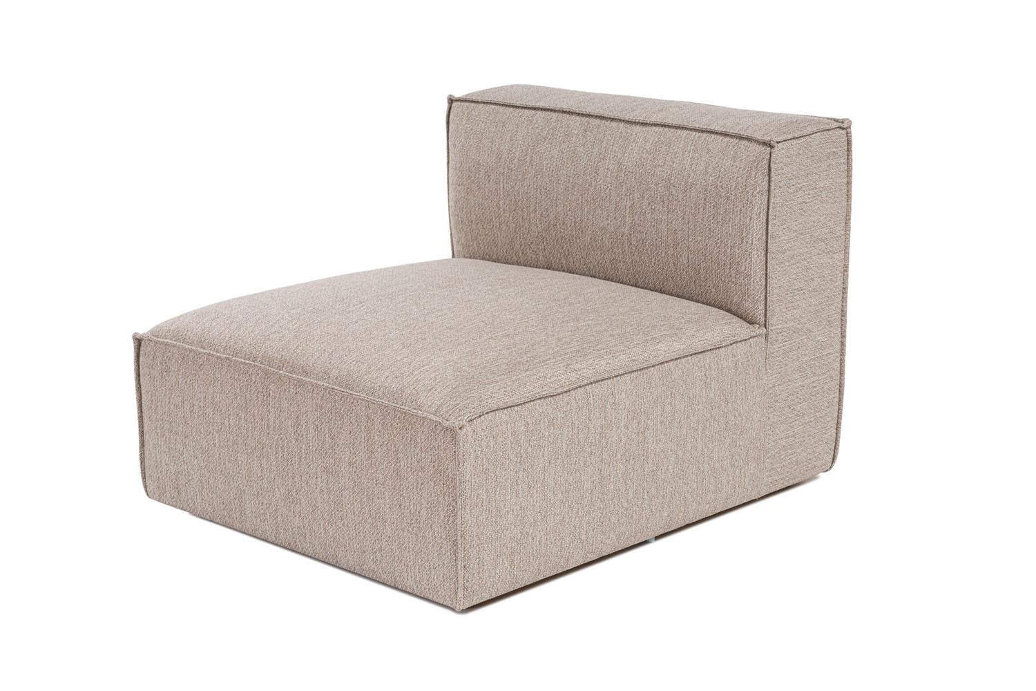 Entdecken Sie das Sora O1 Sofa in Sandbeige – ein elegantes 1-Sitzer Sofa aus hochwertigem Leinen und robustem HORNBEAM, das Komfort und Stil vereint.