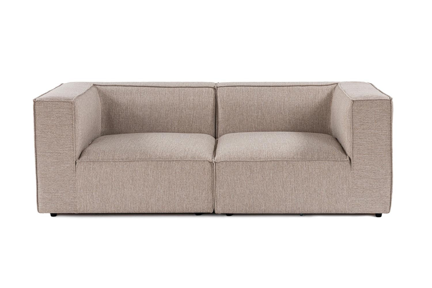 Sora 2 - Sand Beige in Sandbeige präsentiert im Onlineshop von KAQTU Design AG. 2er Sofa ist von Atelier Del Sofa