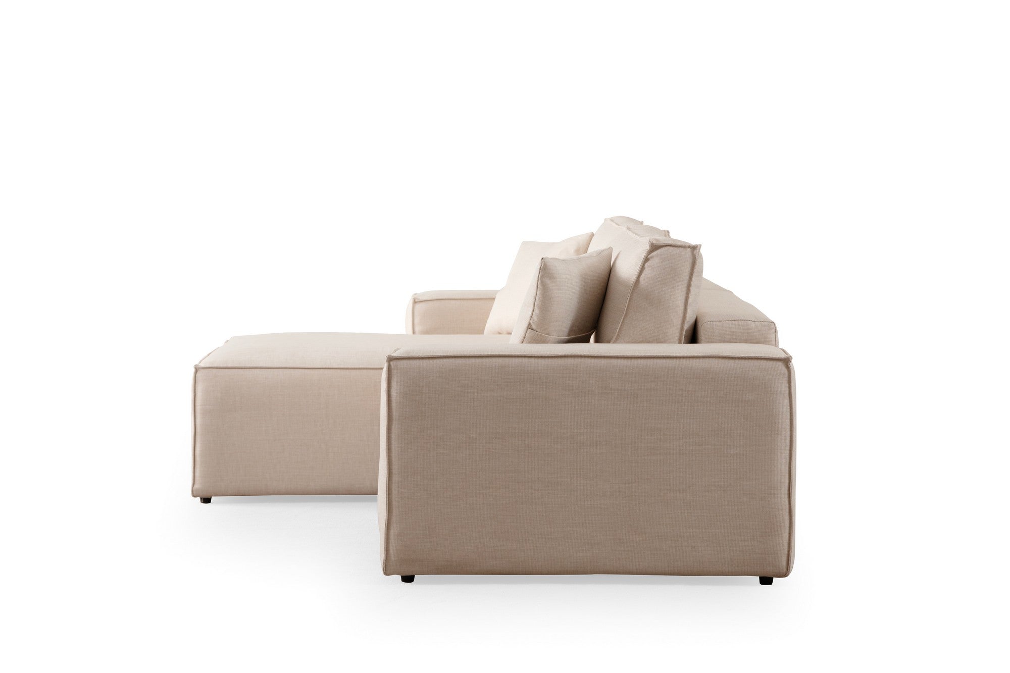 Entdecken Sie das Pırlo Corner Left Bettsofa in Ecru von Atelier Del Sofa – eine perfekte Kombination aus modernem Stil und vielseitiger Funktionalität für Ihr Zuhause.