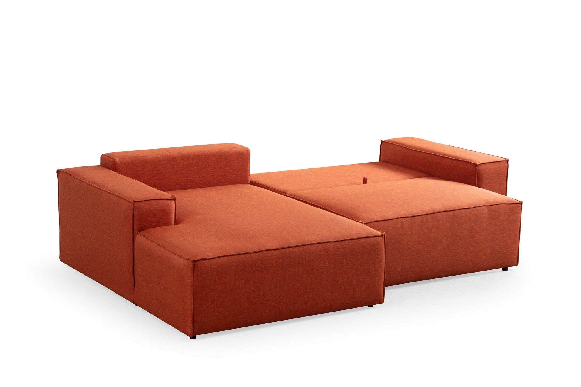 Entdecken Sie das Pırlo Corner Left Bettsofa in strahlendem Orange von Atelier Del Sofa – die perfekte Kombination aus Stil, Komfort und Funktionalität für Ihr Zuhause!
