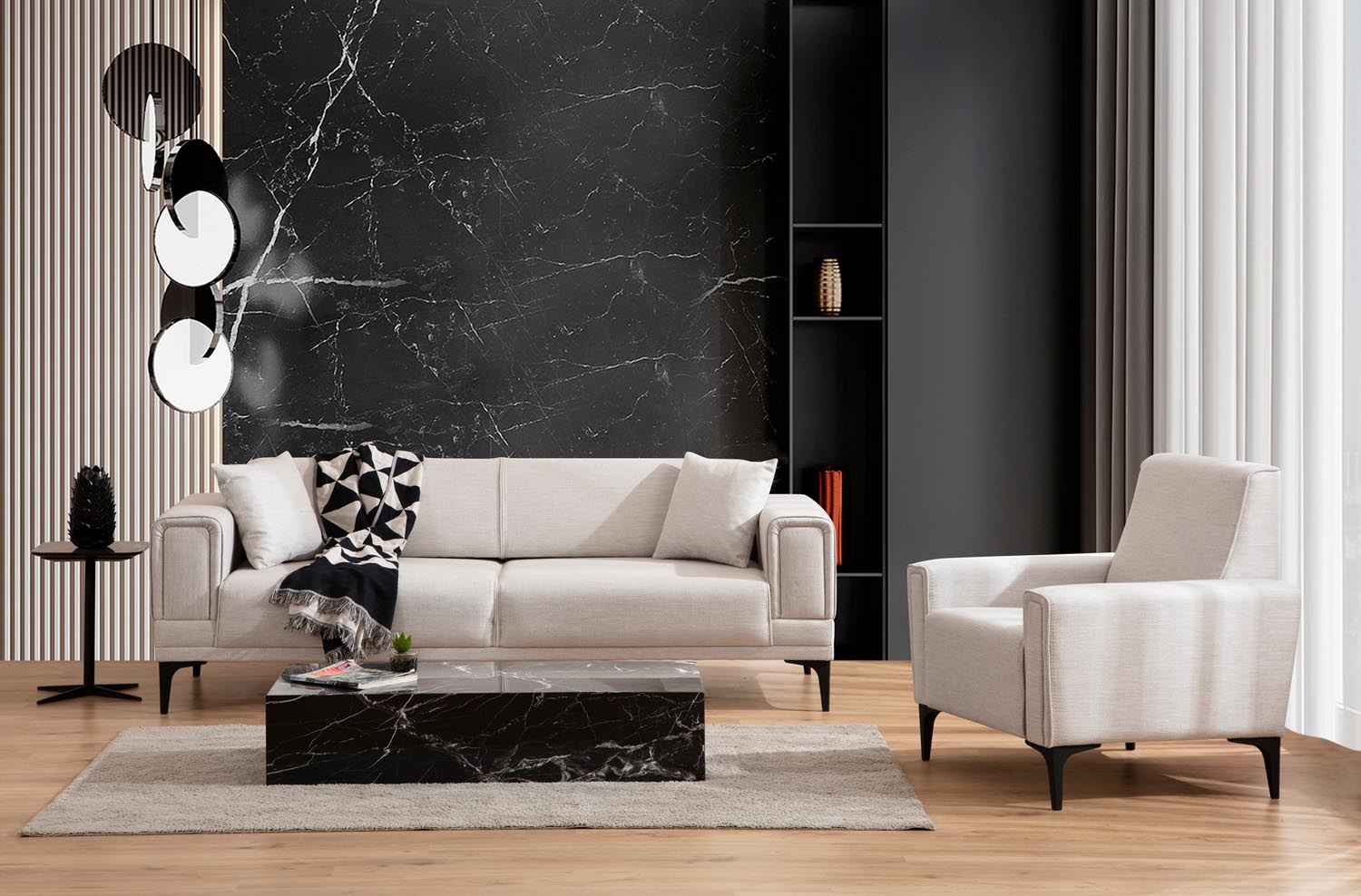 Erleben Sie das Horizon 1-Sitzer-Sofa in Ecru von Atelier Del Sofa – ein elegantes Möbelstück, das Komfort und Stil vereint. Perfekt für Ihr Zuhause!