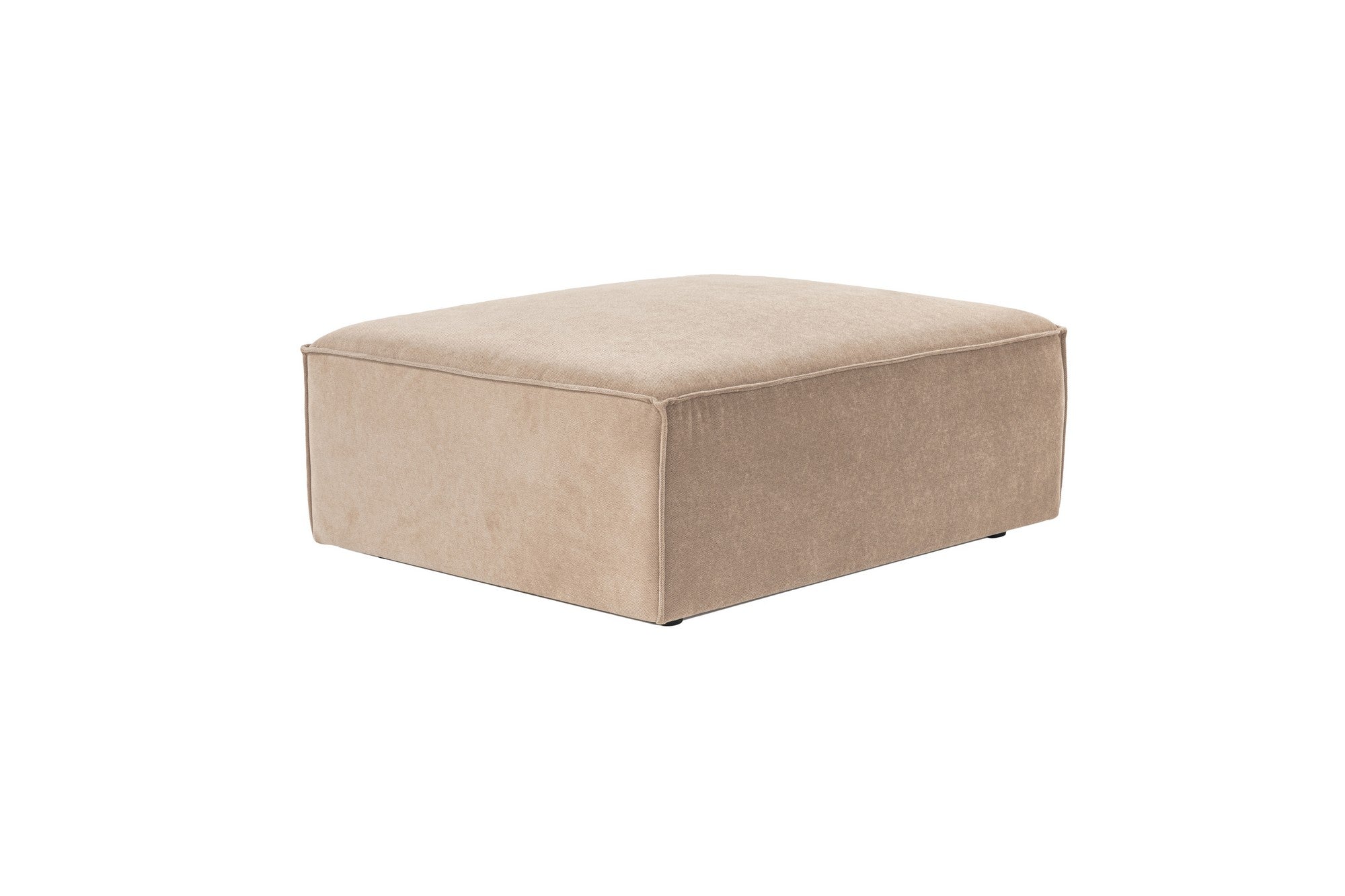 Entdecken Sie den eleganten Sora Pouffe in Cappuccino von Atelier Del Sofa – ein stilvolles Möbelstück für Komfort und Design in jedem Raum!