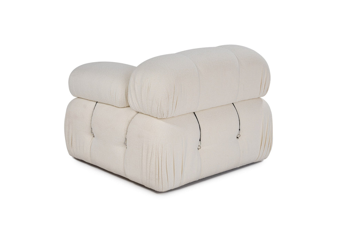 Bubble 1R Modulares Sofa - Weiss in Weiss präsentiert im Onlineshop von KAQTU Design AG. Modulares Sofa ist von Atelier Del Sofa